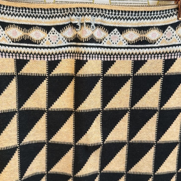 Odd Molly / Anthropologie/ Anthro Cotton Knit Crochet Hem Pull On Sweater Skirt. - Picture 6 of 8